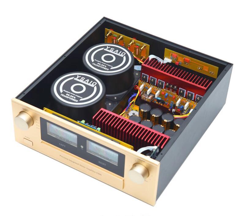 E900 high-fidelity combination power amplifier FET balanced high-power 300W+300W with remote control