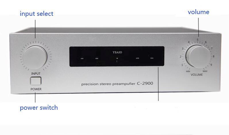 C2900 HiFi Fully balanced input fully discrete component Class A preamplifier With remote control