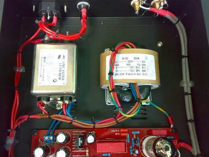 Improved version tube preamplifier Independent power filter base on Musical Fidelity X-10D circuit