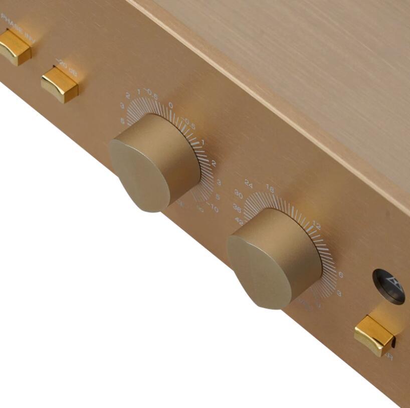 Reference FM Acoustics FM266 Golden All-Aluminum Power Amplifier Chassis Preamp Case DIY HiFi Box