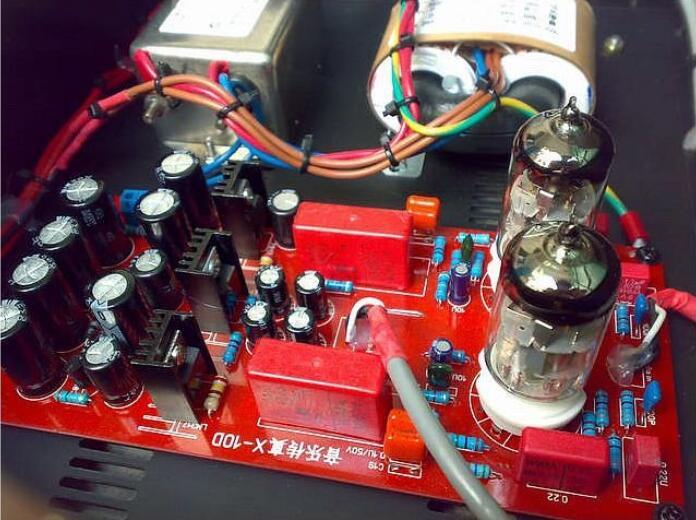 Improved version tube preamplifier Independent power filter base on Musical Fidelity X-10D circuit