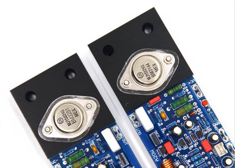 A20W HiFi pure class A 20W+20W power amplifier board with MJ15024 15025 refer to Musical Fidelity circuit