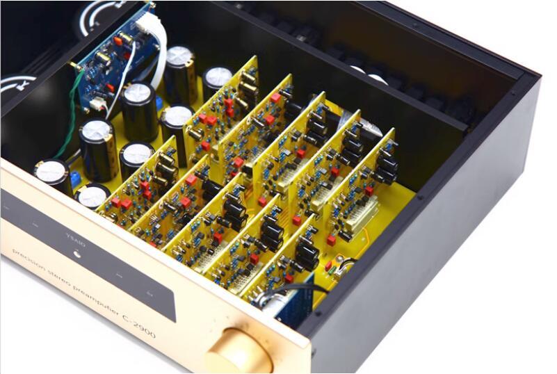 C2900 HiFi Fully balanced input fully discrete component Class A preamplifier With remote control