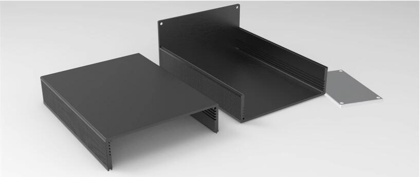 New 1508 Blank Full Aluminum Amplifier Enclosure Mini AMP Case Preamp Chassis