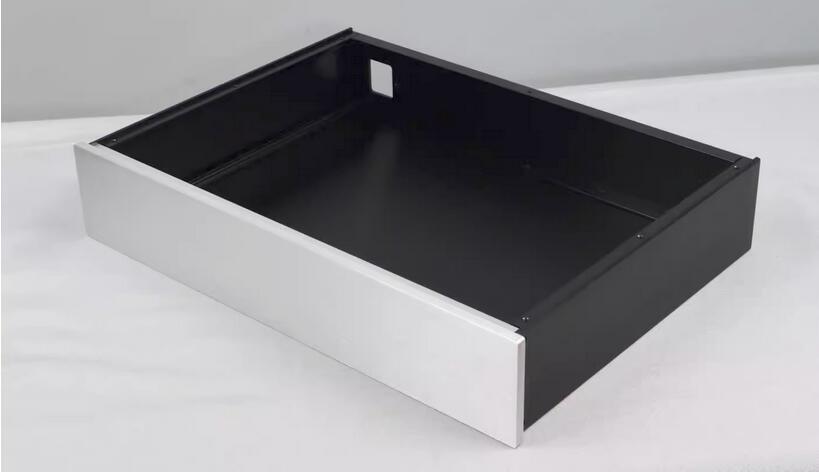 BZ4308 Professional Aluminum Alloy Profile Aluminum Chassis Preamplifier Case Amplifier Audio Box DIY Shell 430MM*82MM*308MM