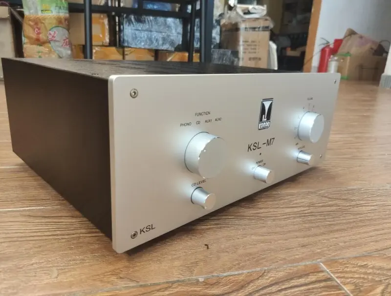 Luxury version M7 aluminum power amplifier with Shielding isolation plate DIY Enclosure chassis