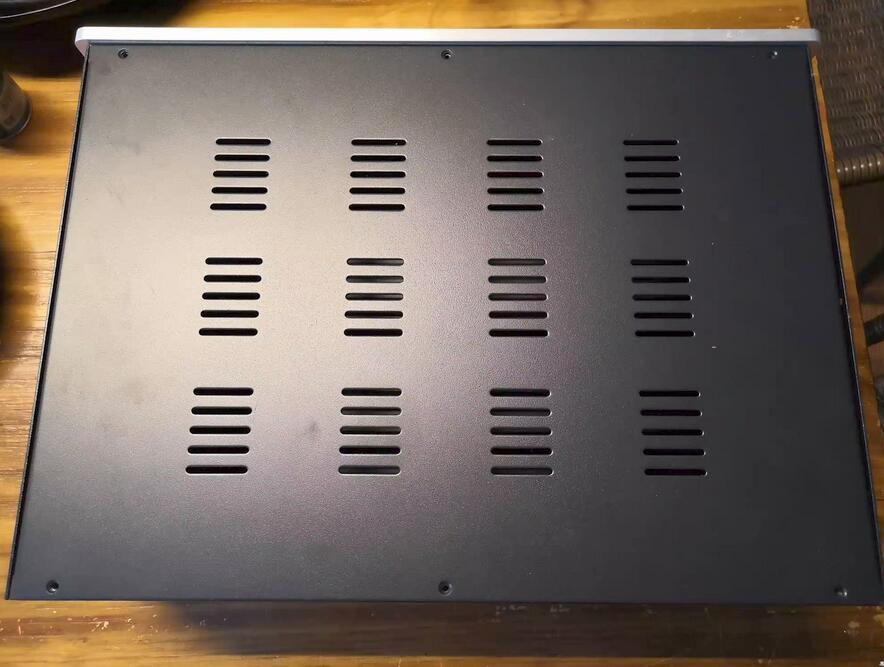 High-grade Aluminum panel AN tube preamplifier DIY chassis Iron body Good shielding amplifier Enclosure box shell W420*H110*D300mm