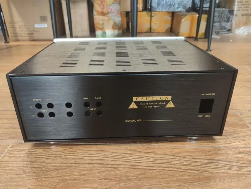 Luxury version M7 aluminum power amplifier with Shielding isolation plate DIY Enclosure chassis