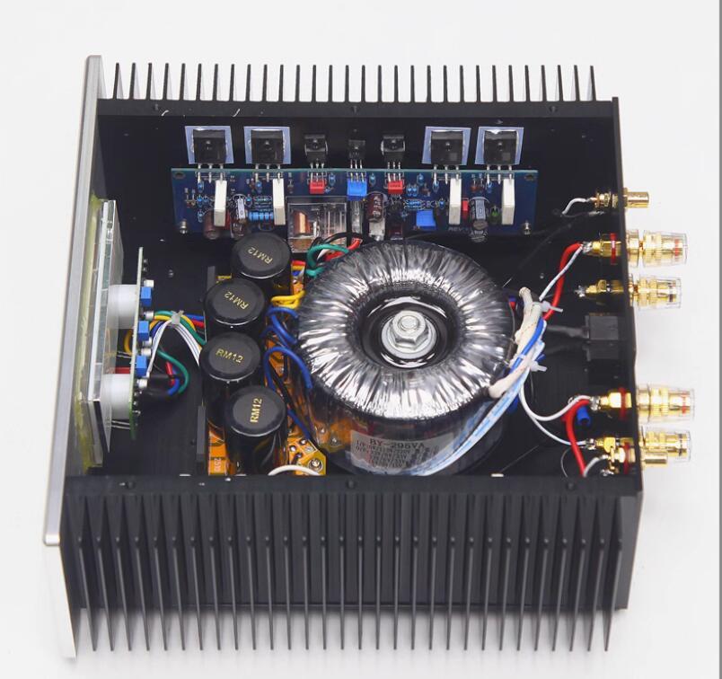 M81 high-power 145W+145W class AB HiFi stereo pure power amplifier