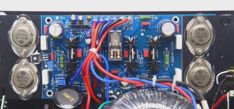 M81 high-power 145W+145W class AB HiFi stereo pure power amplifier