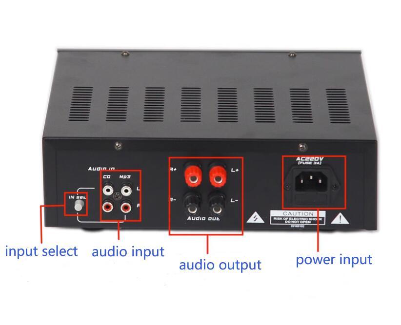 S032 HiFi 145W +145W High-power stereo Fully discrete integrated power amplifier