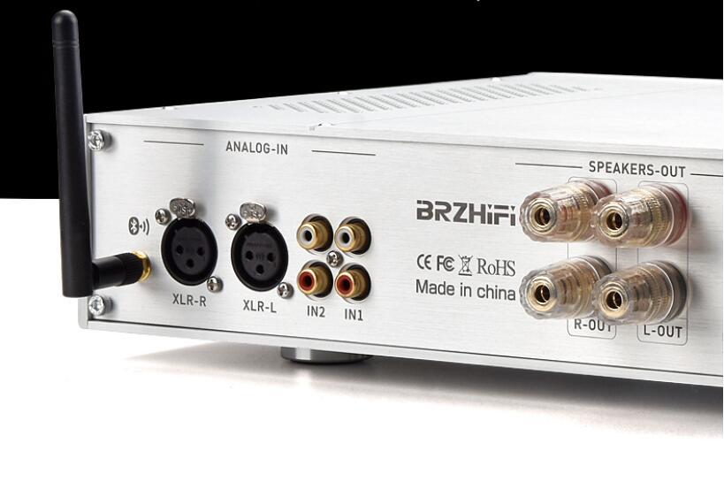 High power dual core STK428-640 hifi Fully balanced 400W*2 stereo power amplifier household with remote control