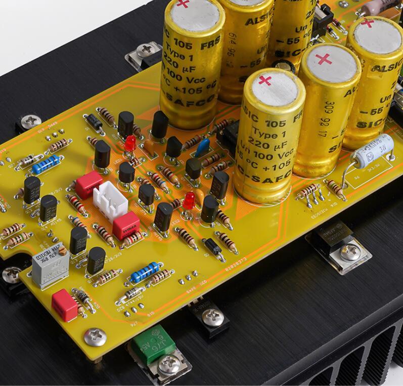 New classs AB 300W+300W high power hifi pure post stereo amplifier Refer to Accuphase E405 circuit