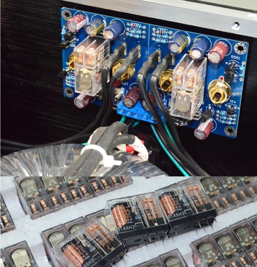 M90 HIFI high-power 50W+50W class A stereo  pure post amlifier with balanced input