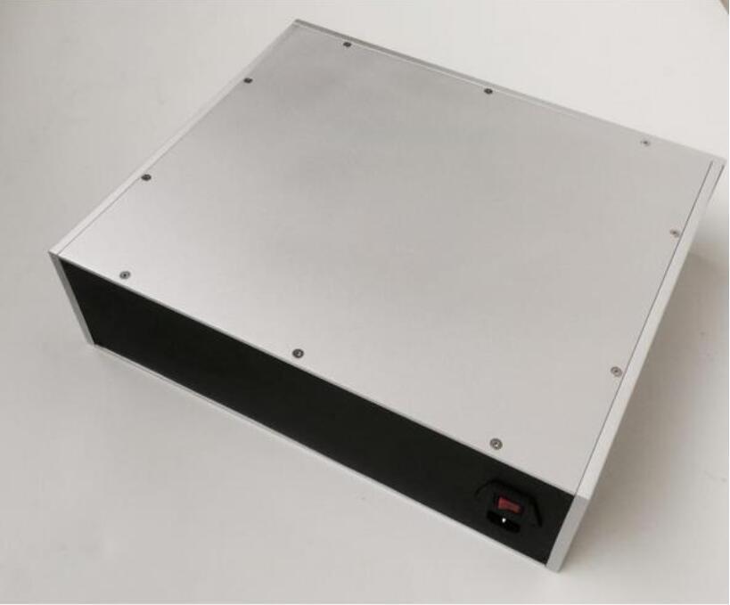 New Reference Goldmund silver Full Aluminum Preamplifier Chassis HiFi DIY Box 4312G