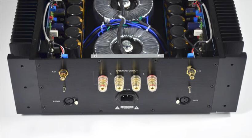 M90 HIFI high-power 50W+50W class A stereo  pure post amlifier with balanced input