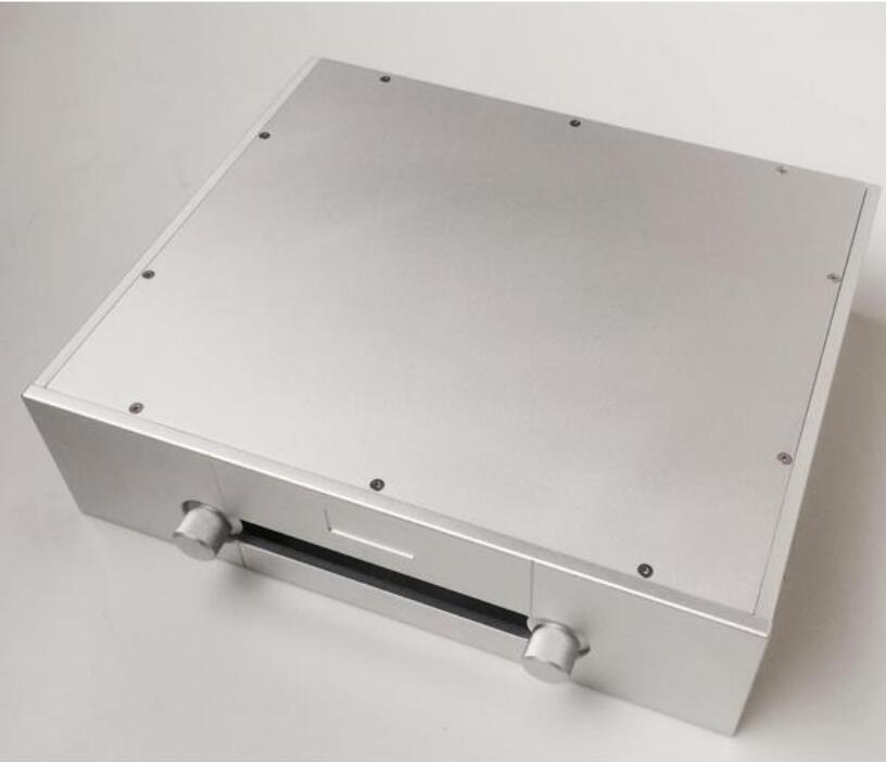 New Reference Goldmund silver Full Aluminum Preamplifier Chassis HiFi DIY Box 4312G