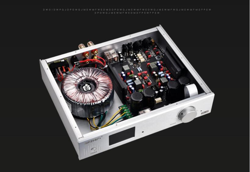 High power dual core STK428-640 hifi Fully balanced 400W*2 stereo power amplifier household with remote control
