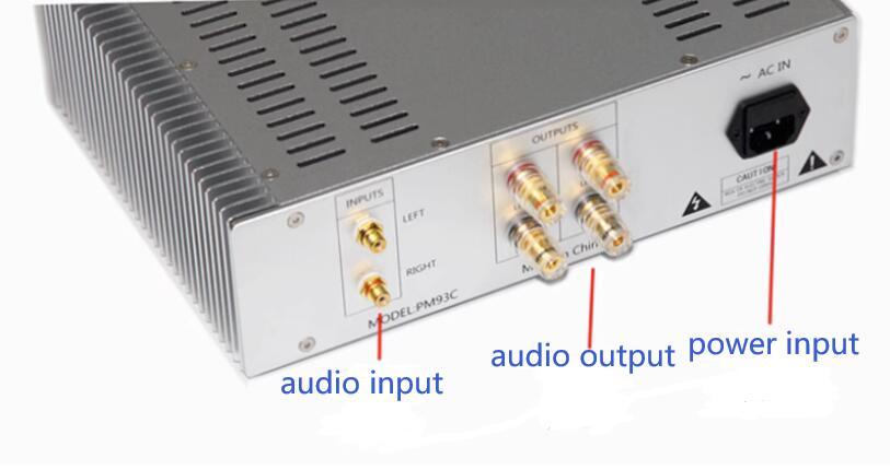 M93C LK140 Circuit 150W+150W HiFi Pure Class A Audio Amplifier TDA7293 Three Parallel Output