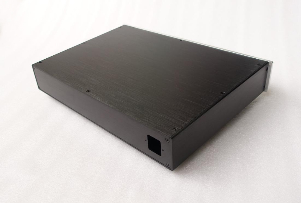 HiFi Full Aluminum Chassis Preamp Case Amplifier Enclosure 430x70x358MM For amp