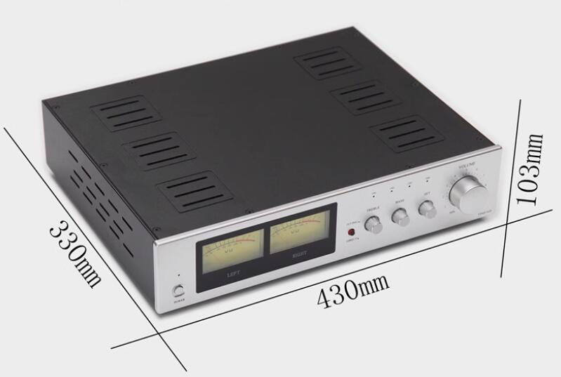 A20 High And Low Tone Dual VU Meter 200W+200W Combined HiFi Amplifier With IRF240 92403