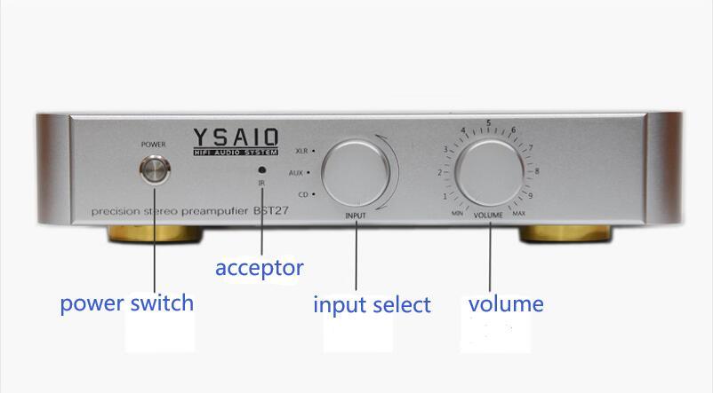 BST27 Fully Balanced hifi class A preamplifier With remote control
