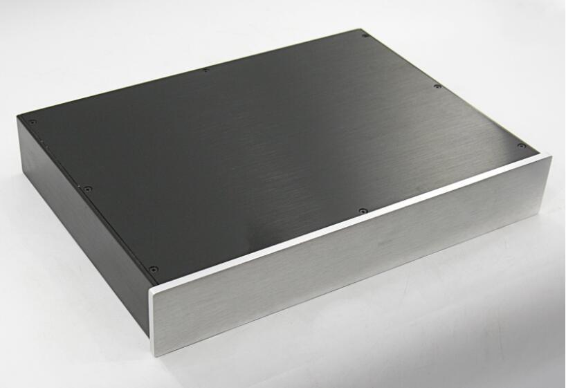 BZ4307F All Aluminum Chassis Audio Preamplifier Housing DIY Enclosure DAC Decoder Case Box 430MM*70MM*308MM