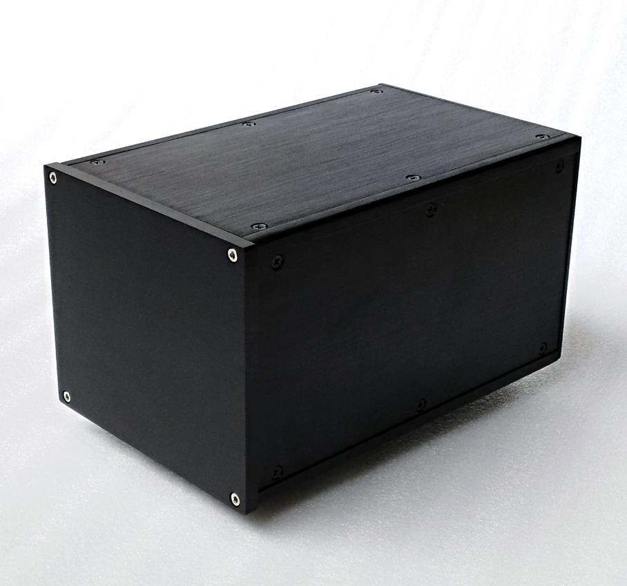 All aluminum 4-bit EU standard socket power supply chassis isolated PSU DIY case box 160*140*251mm
