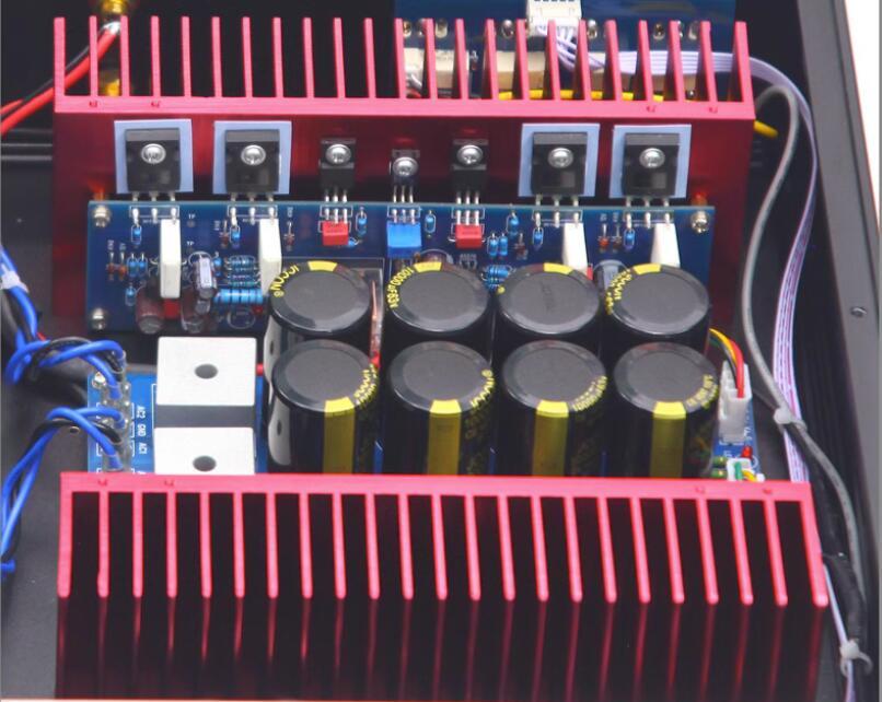 A20 High And Low Tone Dual VU Meter 200W+200W Combined HiFi Amplifier With IRF240 92403