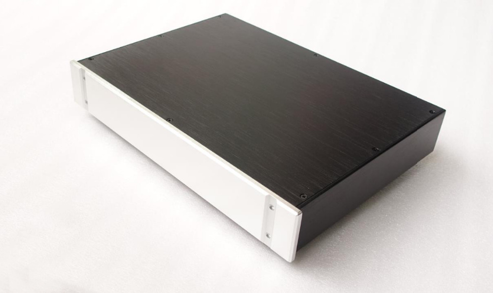 HiFi Full Aluminum Chassis Preamp Case Amplifier Enclosure 430x70x358MM For amp