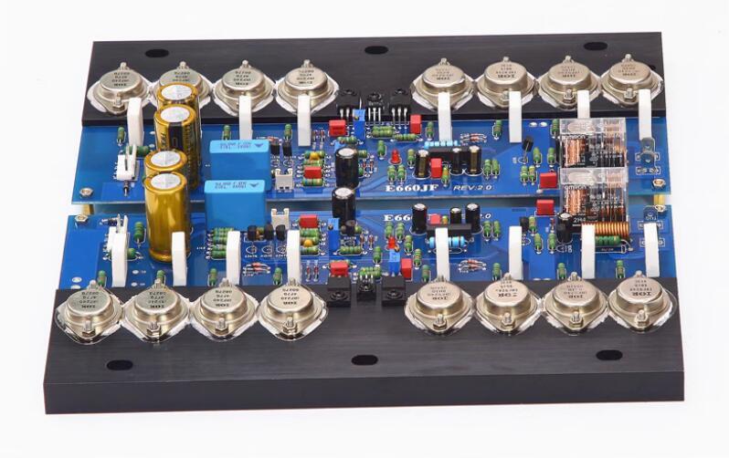 E660 Metal encapsulated field-effect transistor HIFI 300W+300W post amplifier board