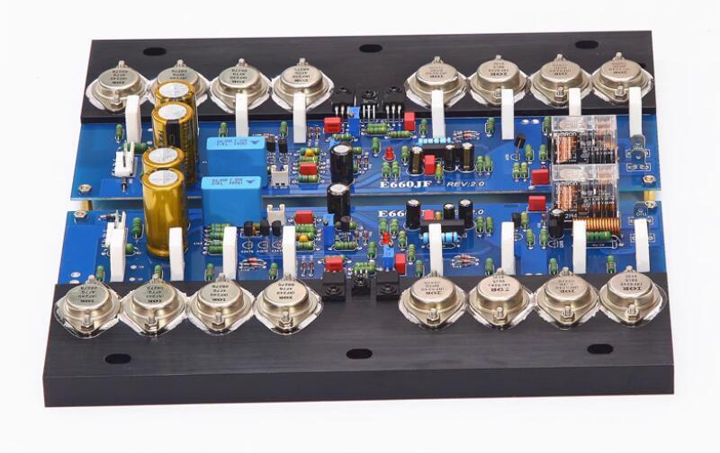 E660 Metal encapsulated field-effect transistor HIFI 300W+300W post amplifier board