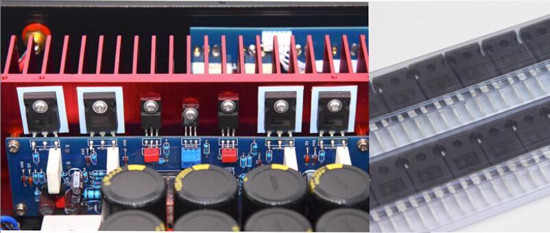 A20 High And Low Tone Dual VU Meter 200W+200W Combined HiFi Amplifier With IRF240 92403