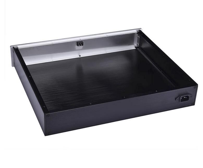 4307 All Aluminum Audio DAC Decoder Chassis Preamplifier Housing HiFi Amplifier Enclosure DIY Case Box 430MM*70MM*308MM