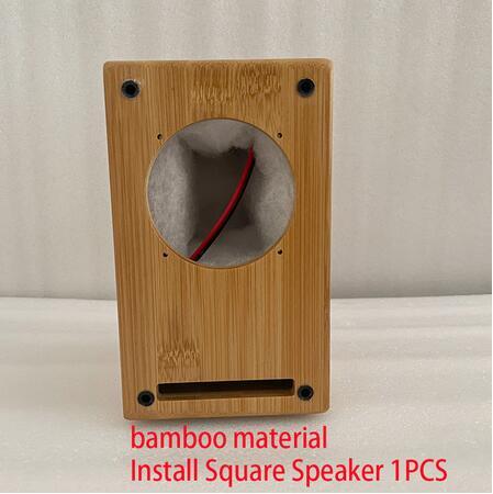 Speaker Empty Shell Box 3 Inch Amplifier Speaker Case Diy Audio Small HIFI Audio Wooden Bamboo Car Speaker Chassis House 1pcs