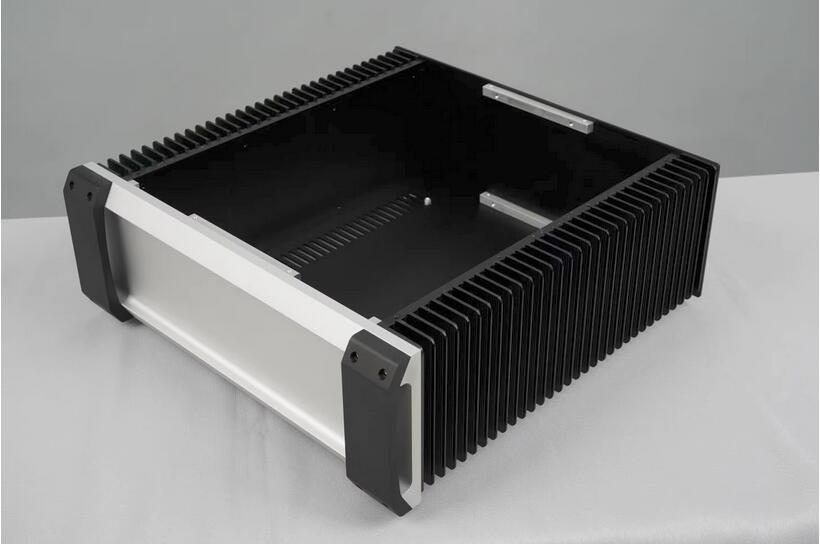Nbz15 Full Aluminum Amp Enclosure / Mini Amplifier Chassis PSU DIY Case