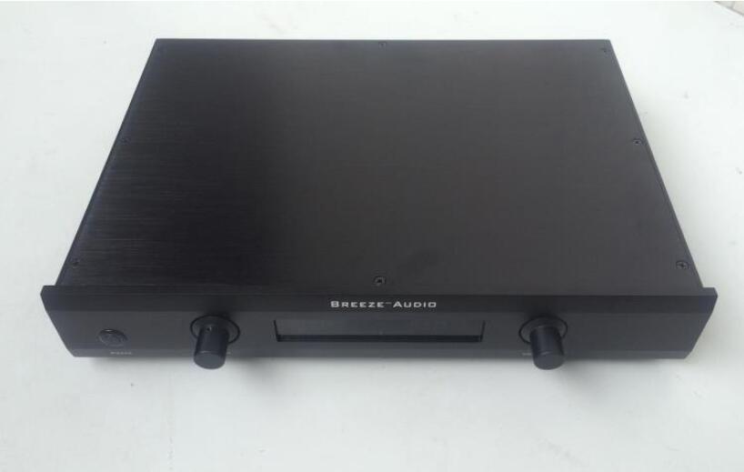 BZ4307J Black All Aluminum Preamplifier Enclosure XLR Pre-amp Case Amplifier audio chassis 430MM*70MM*308MM