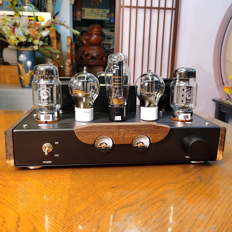 18W+18W High power Pure hand made KT88 MONA tubes Bluetooth 5.0 power amplifier pure Class A single ended vacuum tube power amp APTX
