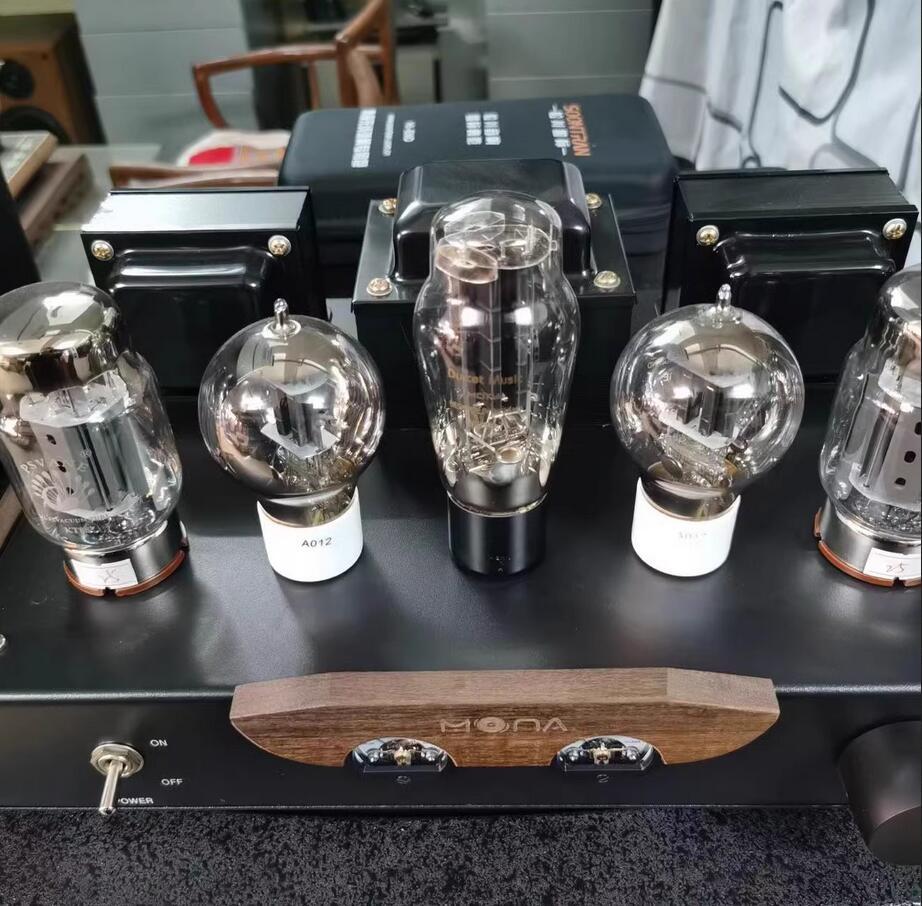 18W+18W High power Pure hand made KT88 MONA tubes Bluetooth 5.0 power amplifier pure Class A single ended vacuum tube power amp APTX