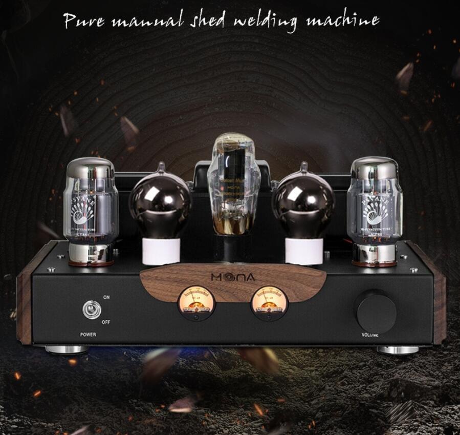 18W+18W High power Pure hand made KT88 MONA tubes Bluetooth 5.0 power amplifier pure Class A single ended vacuum tube power amp APTX