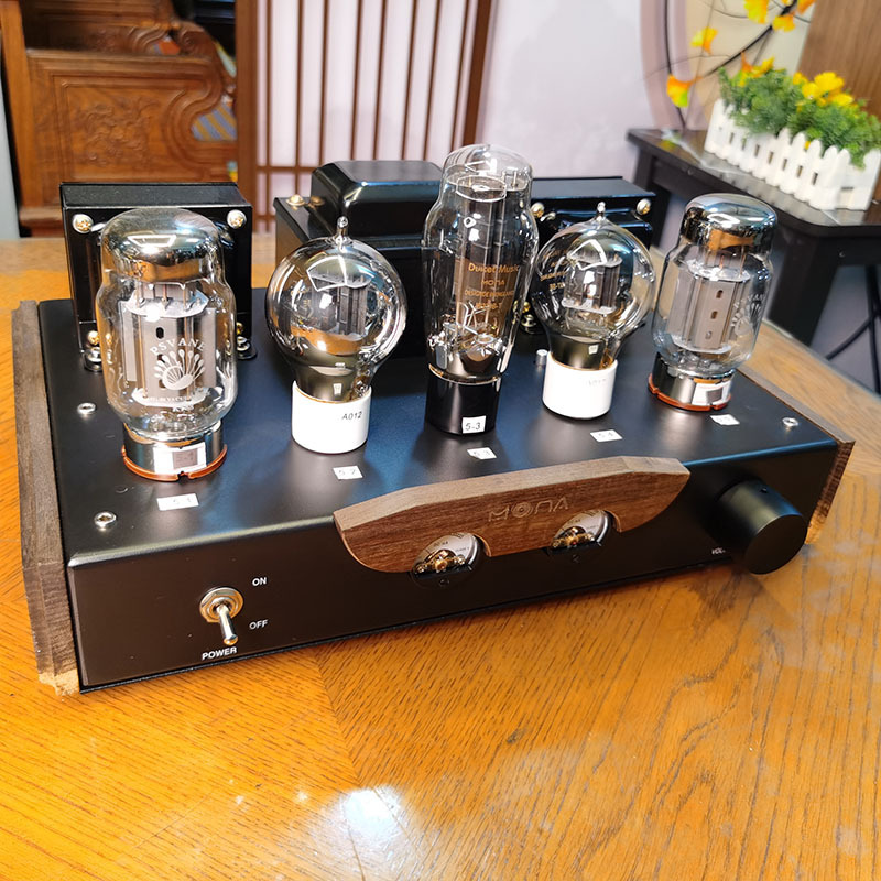 18W+18W High power Pure hand made KT88 MONA tubes Bluetooth 5.0 power amplifier pure Class A single ended vacuum tube power amp APTX
