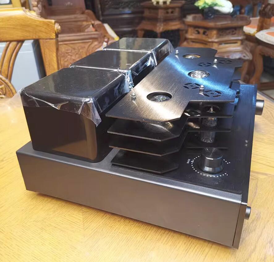 Remote control Hifi High Fidelity vacuum tube amplifier Bluetooth 5.0 Lossless Decoding home vu meter Fiber Coaxial input amp