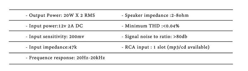 LP-808 Lepy MINI Car Power Amplifier Digital Player Hi-Fi Stereo CD MP3 MP4 PC Speaker Motorcycle Home Super BASS 2-CH Audio AMP