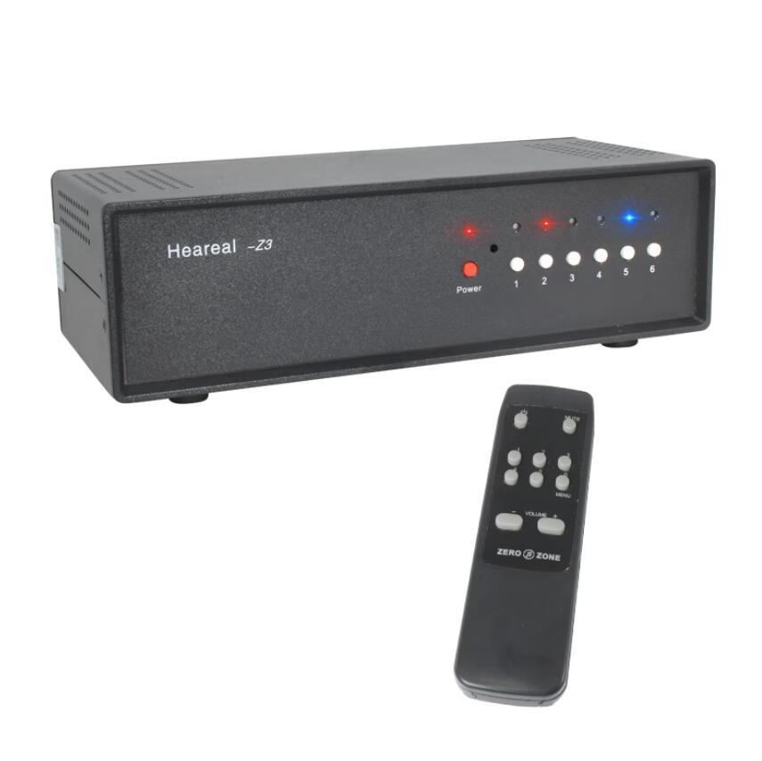 Remote control High power speaker switcher HIFI 4 in 2 out/2 in 4 out amplifier speaker switcher conversion