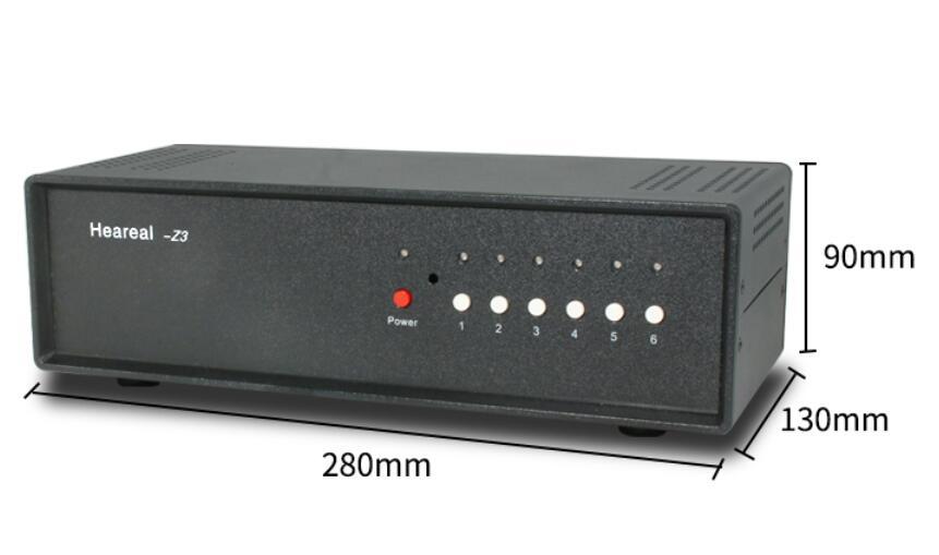 Remote control High power speaker switcher HIFI 4 in 2 out/2 in 4 out amplifier speaker switcher conversion
