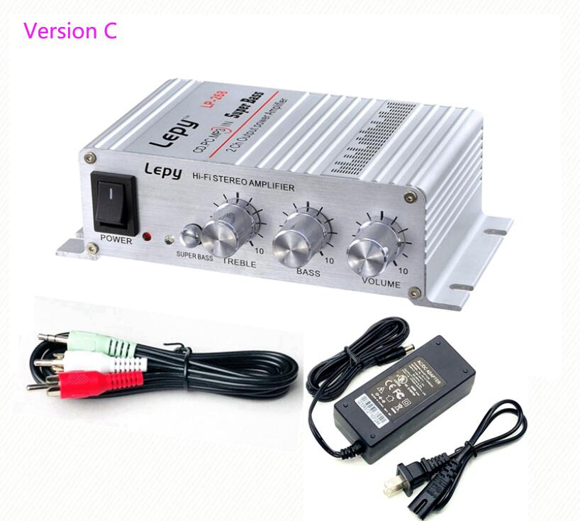 【5個セット】Lepy LP-268 Mini Amplifier LP-268 Lepy Digital Player Car Power Amplifier MINI Hi-Fi Stereo