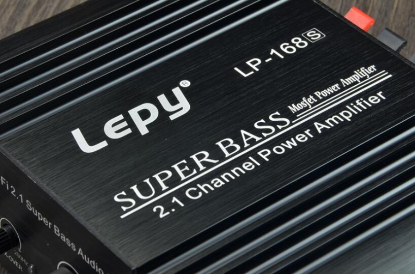 Lepy LP-168S 12V Power Subwoofer With AUX Function 2.1 Channel Auto Audio Car Amplifier Bass Output HiFi Stereo Sound LoudSpeake