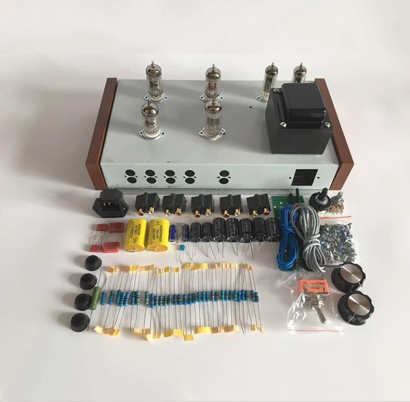 New marantz M7 12AX7B + ECC82 vacuum tube buffered audio tube preamplifier sound is great  audio preamp DIY Kit