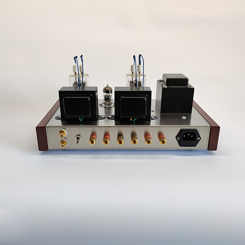 6n2 push fu19 vacuum tube power amplifier single-end output 4w+4w headphone amplifier
