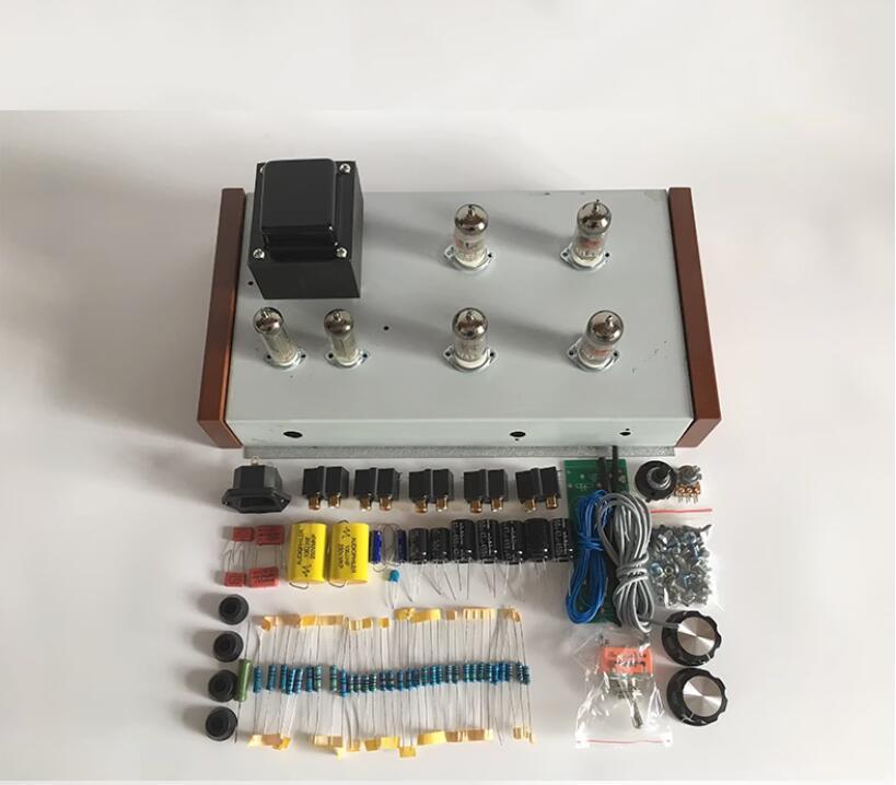 New marantz M7 12AX7B + ECC82 vacuum tube buffered audio tube preamplifier sound is great  audio preamp DIY Kit
